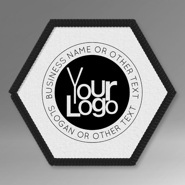 Your Business  Logo & Modern Simple Editable Text Patch (Creator Uploaded)
