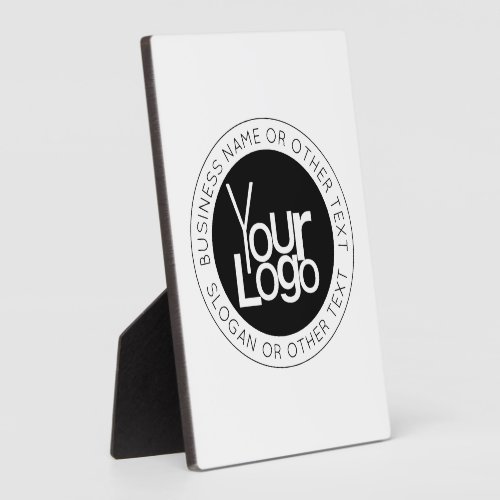 Your Business  Logo  Modern Simple Editable Text Plaque