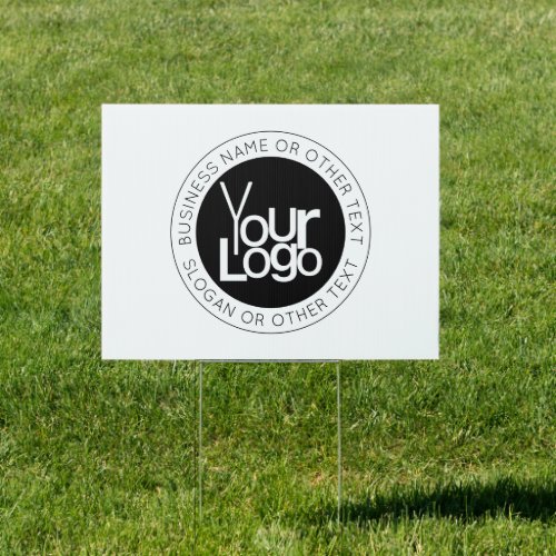 Your Business  Logo  Modern Simple Editable Text Sign