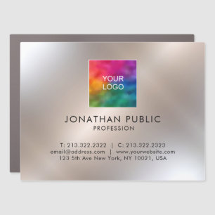 Your Business Logo Modern Template Custom Large Car Magnet