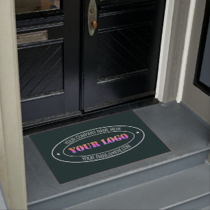 Your Business Logo Name Address Office Personalize Doormat