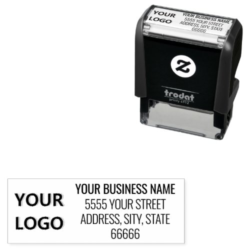 Your Business Logo Name Address Self_inking Stamp
