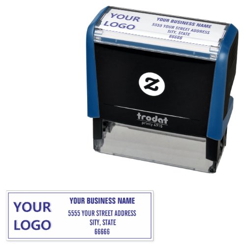 Your Business Logo Name Address Self_inking Stamp