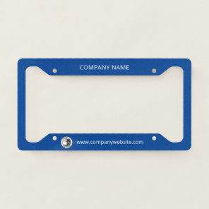 Your Business Logo Name and Company Website License Plate Frame