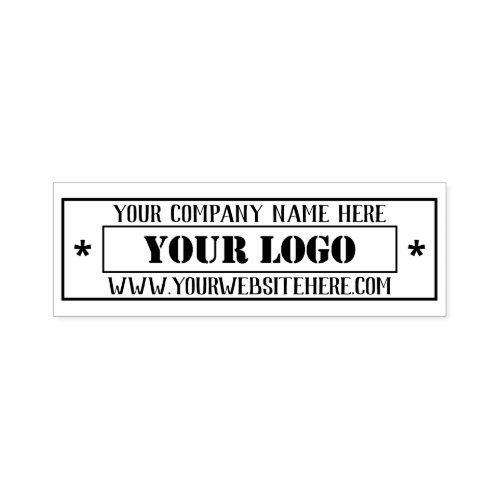 Your Business Logo Name Promotional Personalized Self_inking Stamp