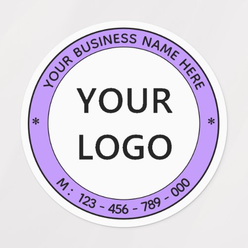 Your Business Logo Name Stamp Personalized Special Labels