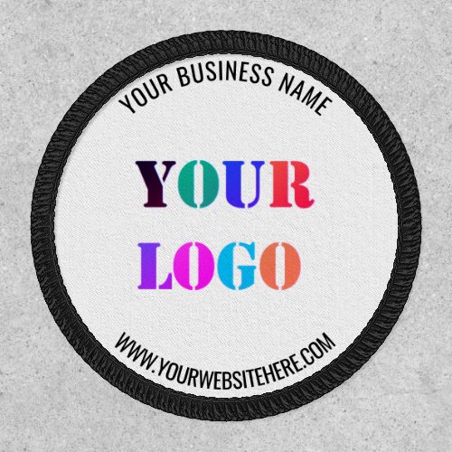 Your Business Logo Name Website Personalized Patch