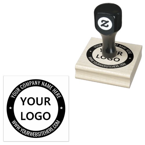 Your Business Logo Name Website Stamp Choose Color