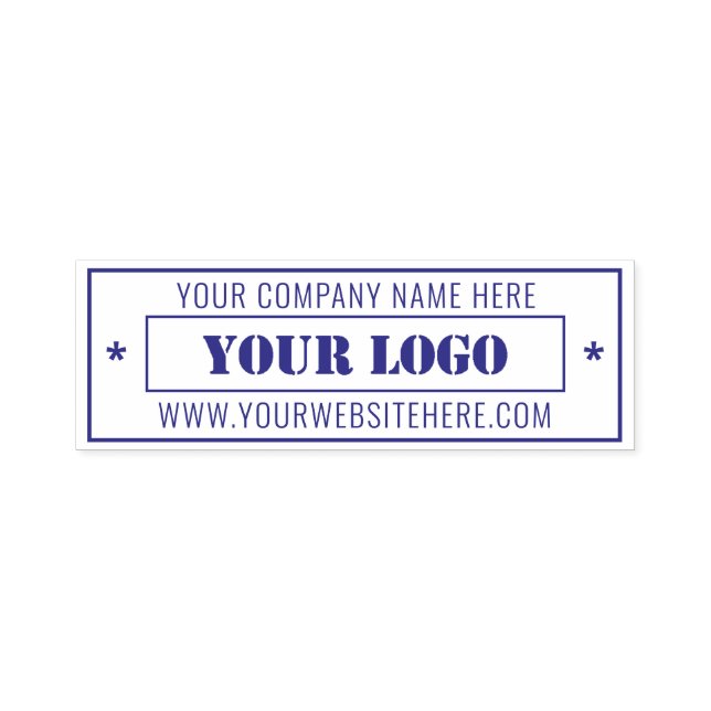 Your Business Logo Name Website Stamp Example (Design)