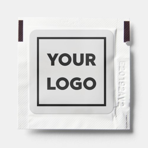 Your Business Logo on Gray Branded Hand Sanitizer Packet