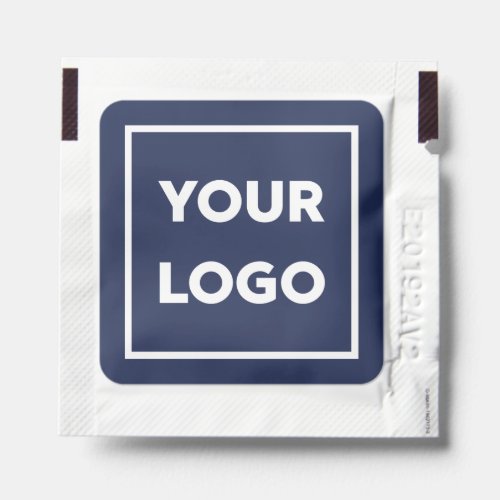 Your Business Logo on Navy Blue Branded Hand Sanitizer Packet