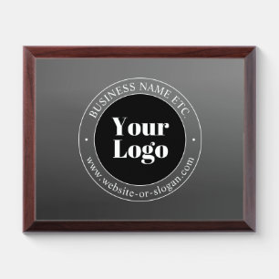 Your Business Logo or Design & Editable Text Award Plaque