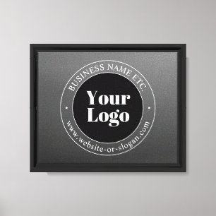Your Business Logo or Design & Editable Text Canvas Print