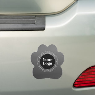 Your Business Logo or Design & Editable Text Car Magnet