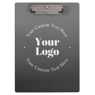 Your Business Logo or Design & Editable Text Clipboard