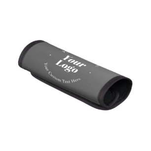 Your Business Logo or Design & Editable Text Luggage Handle Wrap