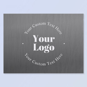 Your Business Logo or Design & Editable Text Tissue Paper