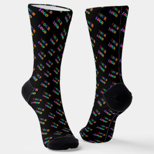 Your Business Logo or Photo Socks Choose Colors