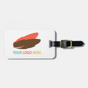 Your business logo personalized company luggage luggage tag