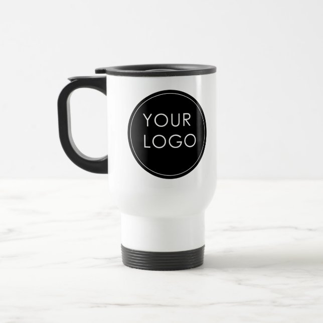 Your Business Logo Photo Here Company  Travel Mug (Left)