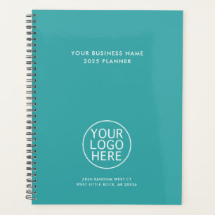 Your Business Logo Plain Corporate Employees 2025 Planner