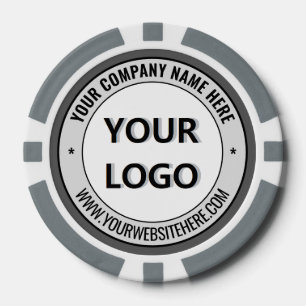 Your Business Logo Poker Chips Example Custom Text