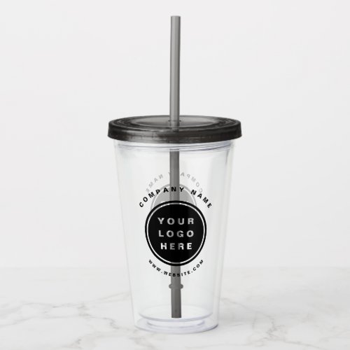 Your Business Logo Promotional Business Company Acrylic Tumbler