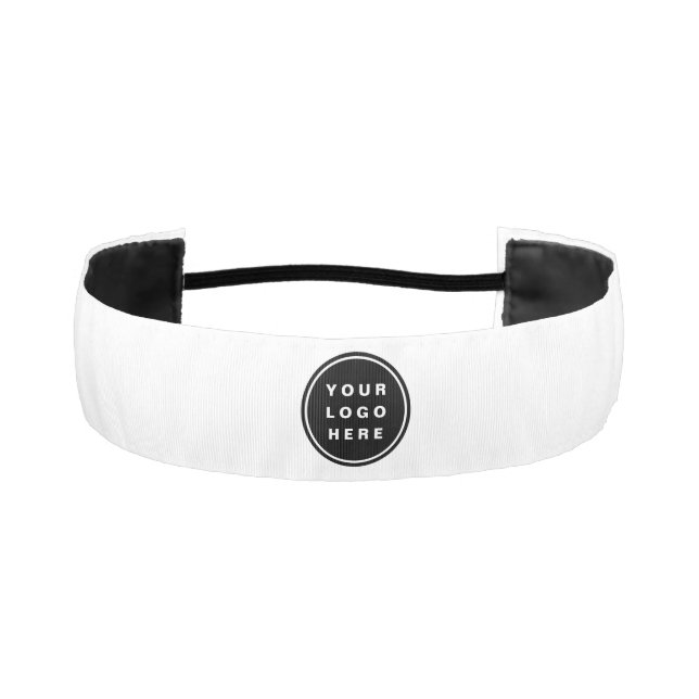 Your Business Logo Promotional Business Company Athletic Headband (Front)