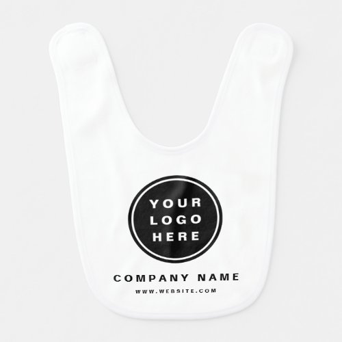 Your Business Logo Promotional Business Company Baby Bib