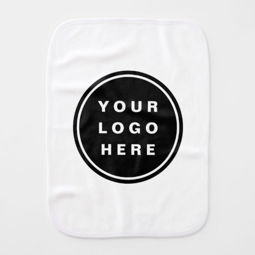 Your Business Logo Promotional Business Company Baby Burp Cloth