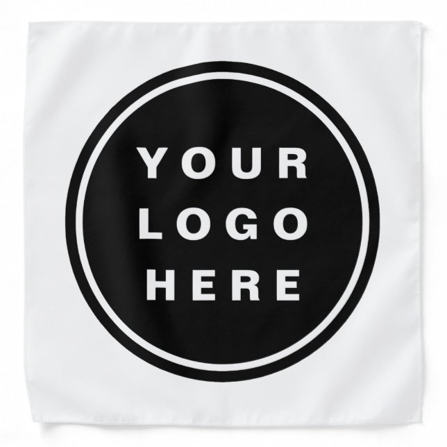 Your Business Logo Promotional Business Company Bandana (Front)