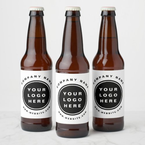 Your Business Logo Promotional Business Company Beer Bottle Label