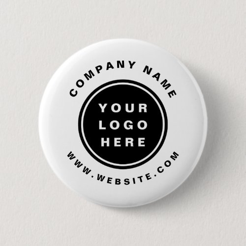 Your Business Logo Promotional Business Company Button