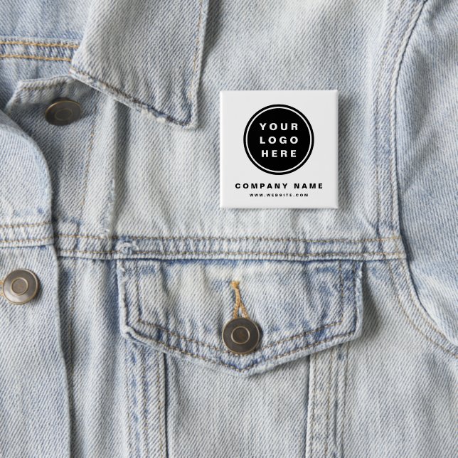 Your Business Logo Promotional Business Company Button (In Situ)