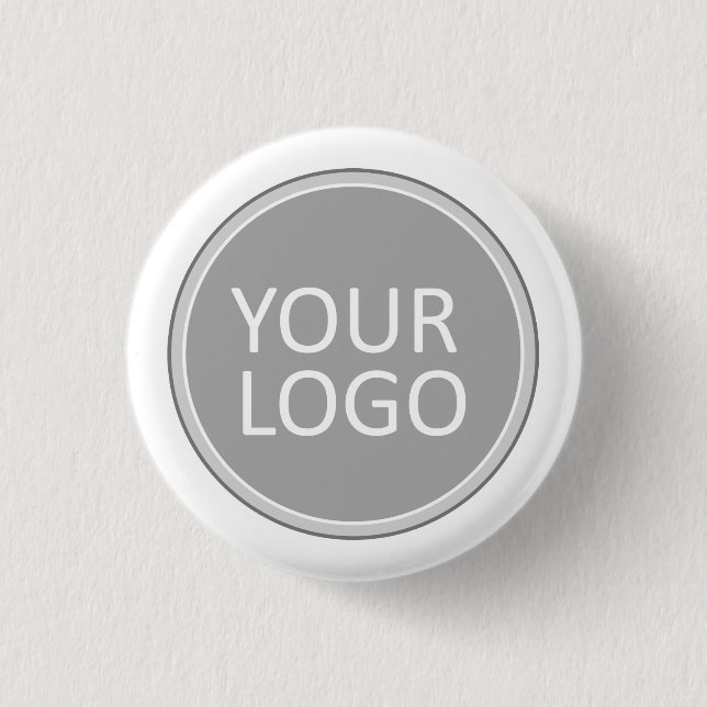 Your Business Logo Promotional Business Company Button (Front)