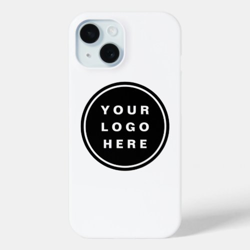 Your Business Logo Promotional Business Company iPhone 15 Case