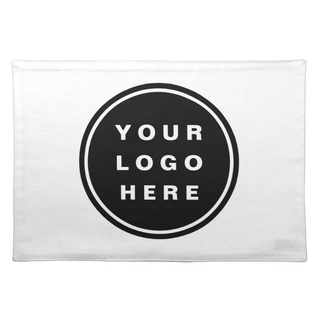Your Business Logo Promotional Business Company Cloth Placemat (Front)