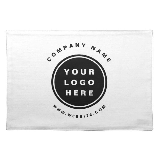 Your Business Logo Promotional Business Company Cloth Placemat (Front)
