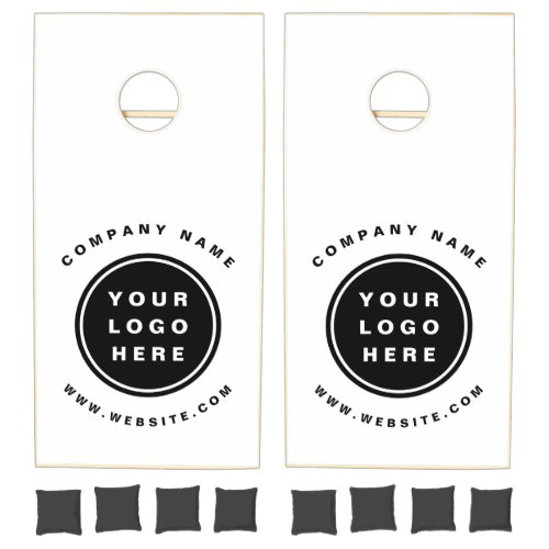 Your Business Logo Promotional Business Company Cornhole Set