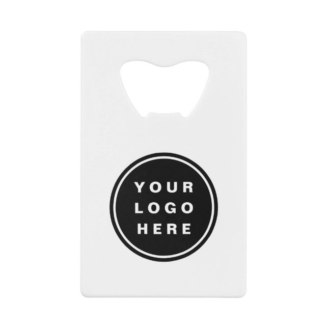 Your Business Logo Promotional Business Company Credit Card Bottle Opener (Front)