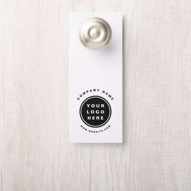 Your Business Logo Promotional Business Company Door Hanger (On Knob)