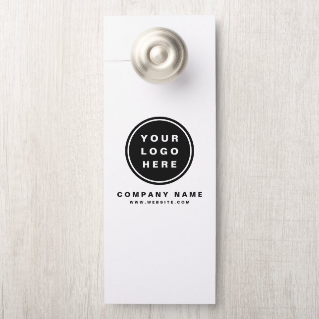 Your Business Logo Promotional Business Company Door Hanger (On Knob)