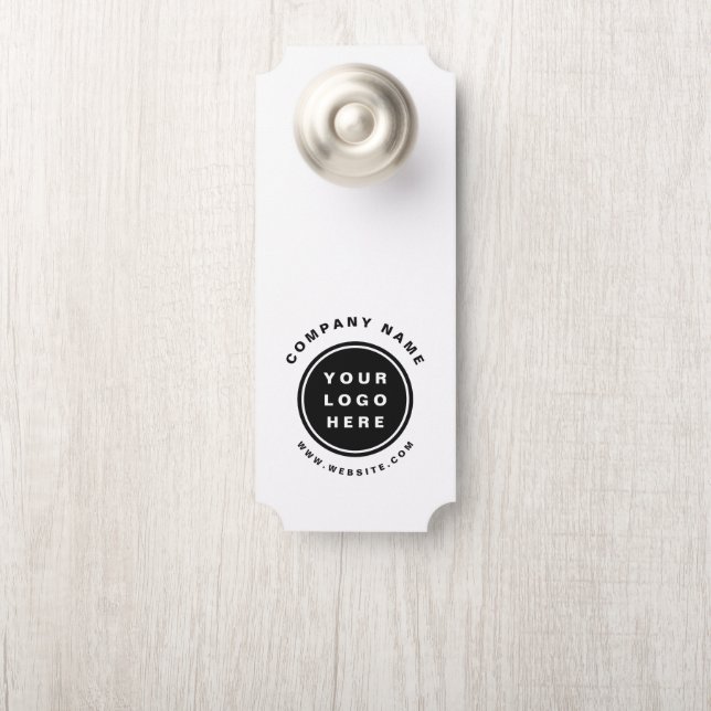 Your Business Logo Promotional Business Company Door Hanger (On Knob)