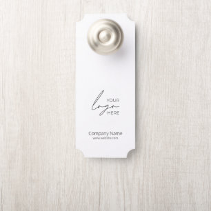 Your Business Logo Promotional Business Company Door Hanger