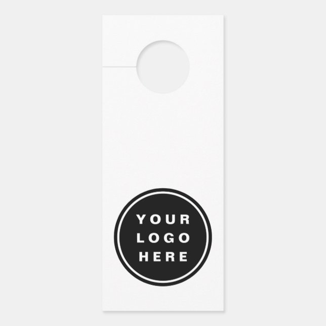 Your Business Logo Promotional Business Company Door Hanger (Front)