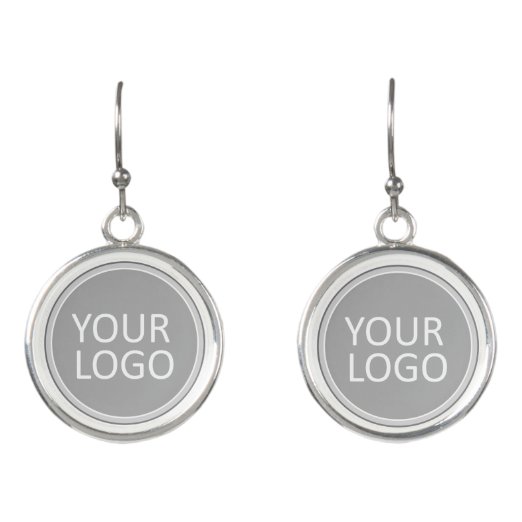Logo Earrings Zazzle