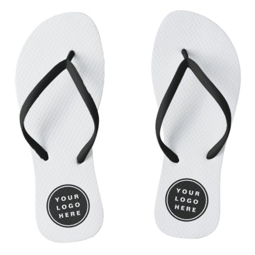 Your Business Logo Promotional Business Company Flip Flops