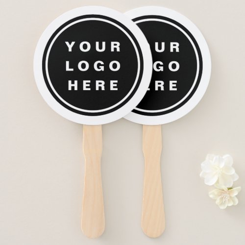 Your Business Logo Promotional Business Company Hand Fan