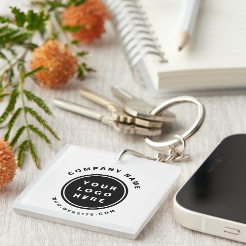 Your Business Logo Promotional Business Company Keychain