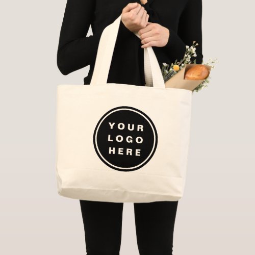 Your Business Logo Promotional Business Company Large Tote Bag